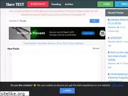 Sites similar to sharetext.me
