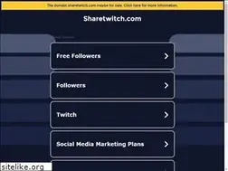 Sites similar to sharetwitch.com