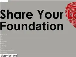 Sites similar to shareyourlovefoundation.org