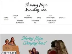 Sites similar to sharinghopeministry.org