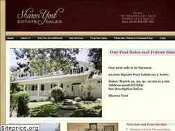 Sites similar to sharonyostestatesales.com