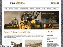 Sites similar to sharpconcrete.com
