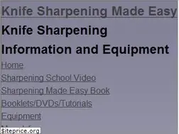 Sites similar to sharpeningmadeeasy.com