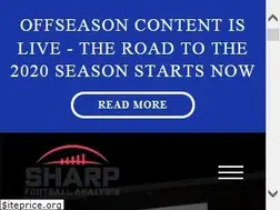 Sites similar to sharpfootballanalysis.com