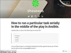 Sites similar to shasawas.wordpress.com