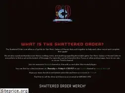 Sites similar to shatteredorder.com