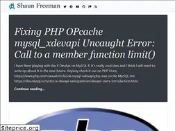 Sites similar to shaunfreeman.name