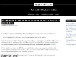 Sites similar to shaunjstuart.com