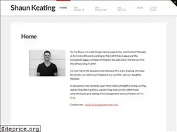 Sites similar to shaunkeating.com