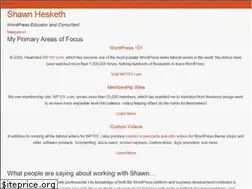 Sites similar to shawnhesketh.com