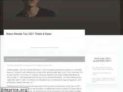Sites similar to shawnmendes-tickets.com