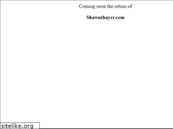 Sites similar to shawnthayer.com