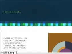 Sites similar to shaynakulik.com