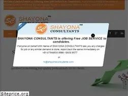 Sites similar to shayonaconsultants.com