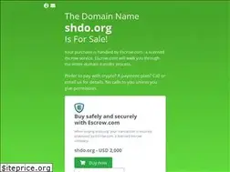 Sites similar to shdo.org