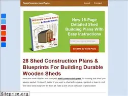 Sites similar to shedconstructionplans.com
