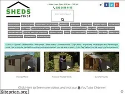 Sites similar to shedsfirst.co.uk