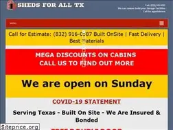 Sites similar to shedsforalltexas.com