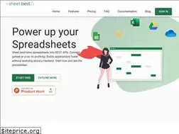 Sites similar to sheet.best