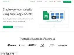 Sites similar to sheet2site.com