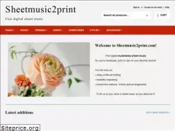 Sites similar to sheetmusic2print.com