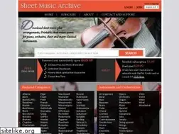 Sites similar to sheetmusicarchive.net