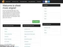 Sites similar to sheetmusicengine.com