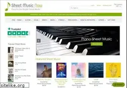 Sites similar to sheetmusicnow.com