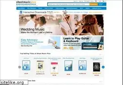 Sites similar to sheetmusicplus.com
