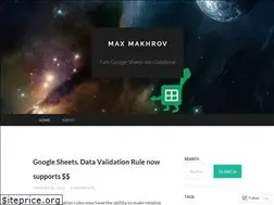 Sites similar to sheetswithmaxmakhrov.wordpress.com