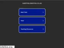 Sites similar to sheffieldmaths.co.uk