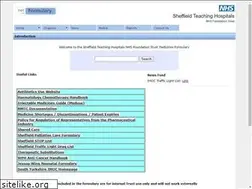 Sites similar to sheffieldteachinghospitalsformulary.nhs.uk