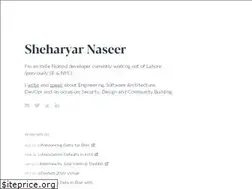Sites similar to sheharyar.me