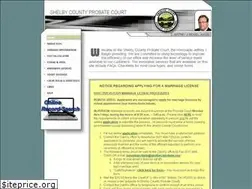 Sites similar to shelbycoprobate.org