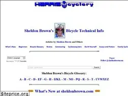 Sites similar to sheldonbrown.com