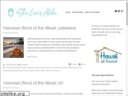 Sites similar to shelivesaloha.com