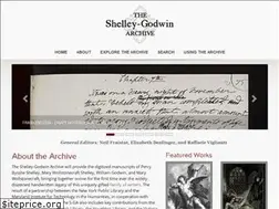 Sites similar to shelleygodwinarchive.org
