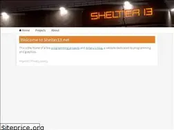 Sites similar to shelter13.net