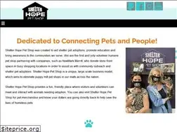 Sites similar to shelterhopepetshop.org