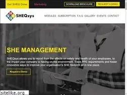 Sites similar to sheqsys.com