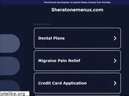 Sites similar to sheratonemenus.com