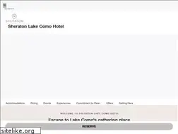 Sites similar to sheratonlakecomo.com