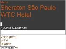 Sites similar to sheratonsaopaulowtc.com.br