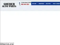 Sites similar to shererautoparts.com