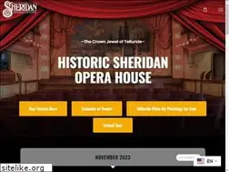 Sites similar to sheridanoperahouse.com