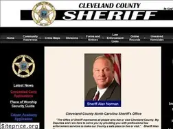 Sites similar to sheriffclevelandcounty.com