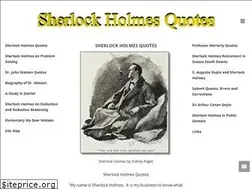 Sites similar to sherlockholmesquotes.com