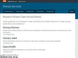 Sites similar to sherpa.ac.uk