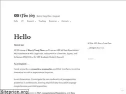 Sites similar to sherrychen.org