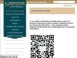 Sites similar to sherwoodparkmanor.com